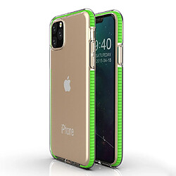 Wewoo Coque Souple Pour iPhone 11 Pro TPU Housse de protection bicolore antichute vert frais