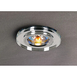 Inspired Encastré Downlight Shallow Round Rim Only Clear, Nécessite 100035310 pour compléter l'article