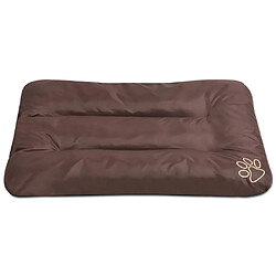 vidaXL Matelas pour chiens Taille XL Marron