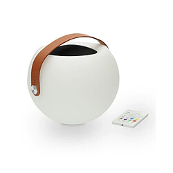 Haut-parleur Bluetooth avec Lampe LED KSIX Bubble Blanc 5 W Portable