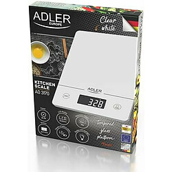 balance de cuisine Adler AD 3170 Blanc 15 kg pas cher