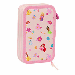 Avis Plumier double Princesses Disney Summer adventures Rose 12.5 x 19.5 x 4 cm (28 Pièces)