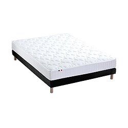 Idliterie Ensemble Matelas accueil mémoire de forme MAM AZUR + Sommier - Made in France