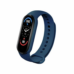 Acheter Bracelet intelligent iWear SM6 - Tracker d'activité IP67 avec fréquence cardiaque et tension artérielle / Moniteur social / Sommeil Bleu