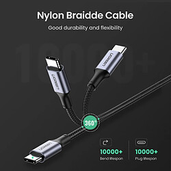 Universal Noir USBC à USBC Apple portable Samsung 9PD100W câble de recharge rapide support de charge rapide 4.0 câble USB pas cher