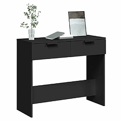 Acheter Maison Chic Table console | Meuble d'entrée | Table d'appoint noir 90x36x75 cm bois d'ingénierie -GKD97832