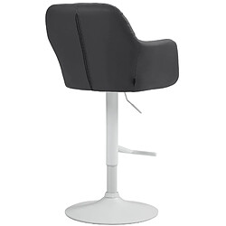 Acheter Non Tabouret de bar Natoma simili cuir blanc