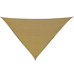 Triangle UV Block Sun Shade Sail Outdoor Pool Deck Patio Lawn 3.6m Jaune