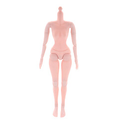 60cm 21 Joints Nude Body Part No Head Pour 1/3 BJD Doll Accessory Pink Skin