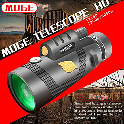 Monoculaire Vision Nocturne HD 12x50 Compact Léger Vue Claire Jour Nuit YONIS pas cher