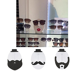 Moustache Visage Lunettes Lunettes De Soleil Spectacles Présentoir Rack Style2 pas cher