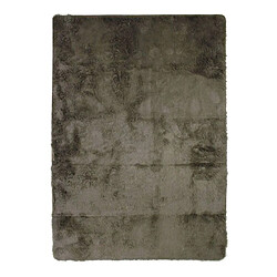 Thedecofactory NEO YOGA - Tapis lavable à base fine et souple extra doux taupe 160x230 