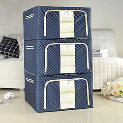 Acheter Universal Sac de rangement de suite pliable Boîte de rangement de vêtements de maison Poussière Oxford Couette Soutien-gorge Placard Organizer | (Bleu)