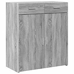 vidaXL Buffet sonoma gris 80x42,5x93 cm bois d'ingénierie