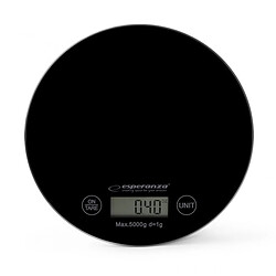 balance de cuisine Esperanza EKS003K Noir 5 kg