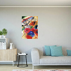 EPIKASA Impression sur Toile Couleur Abstract 7, Multicouleur, Polyester, 50x3x70 cm