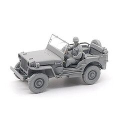 Takom Maquette Voiture Maquette Camion 1/4 Ton Utility Truck With 1/4 Ton Utility Trailer & Mp Figure