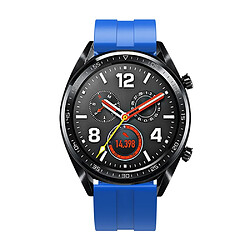 Avis Bracelet en silicone 22mm bleu pour votre Huawei Watch GT