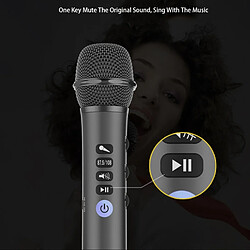 Universal L 698 Professionnel 15W Portable USB Sans Fil Bluetooth Karaoke Microphone Haut-parleur Home KTV Pour Musique Jouer et Chanter Haut-parleur |