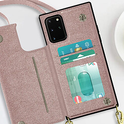 Avis Avizar Coque Cordon Samsung Galaxy S20 Plus Multifonction Avec Lanière - Rose Gold