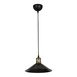 Helloshop26 Lustre lampe lumière suspendu suspension en plastique hauteur 62 cm E27 noir / bronze patiné 03_0007505