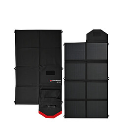 Agfa Photo AgfaPhoto Solar Panel SP120 - Panneau Solaire Mobile 120W Mono 18V World Wide 10 Edition - Noir