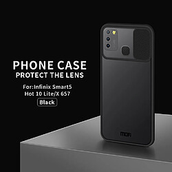 Mofi Coque en TPU Hybride de conception bien protégé noir pour votre Infinix Hot 10 Lite/Smart 5 X657