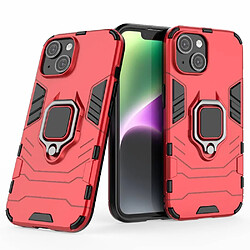 Htdmobiles Coque pour Apple iPhone 15 - housse etui rigide anti choc + film ecran - ROUGE