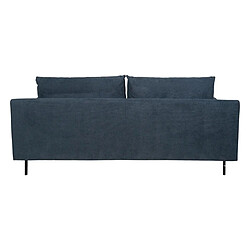 Acheter BigBuy Home Canapé trois places Bleu Bois 216 x 86 x 90 cm