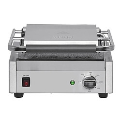 Avis Grill Panini Professionnel Rainuré Simple - 380 x 395 mm - Bistro Buffalo