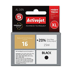 Activejet? Cartouche d'Encre Compatible Activejet AL-16N Noir 