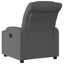 Acheter vidaXL Fauteuil inclinable électrique Gris foncé Tissu