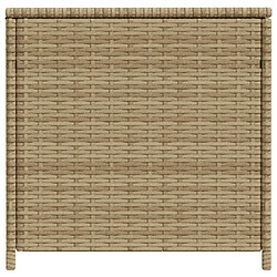 Acheter vidaXL Boîte de rangement de jardin mélange beige 469L résine tressée