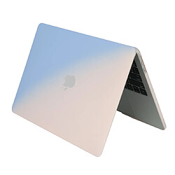 Acheter Wewoo Housse Coque Mac Étui de protection en plastique pour ordinateur portable de style crème MacBook Pro 15,4 pouces 2019 bleu rose