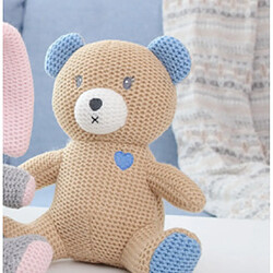 Universal 1 jouet tricoté à la main crochet polaire poupée animaux peluche bébé apaisant bébé dormant poupée cadeau | Peluche peluche animaux pas cher