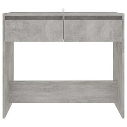 Maison Chic Table console | Meuble d'entrée | Table d'appoint Gris béton 89x41x76,5 cm Acier -GKD58048 pas cher