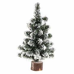 Sapin de Noël à Poser Floqué Blooming 25cm Vert