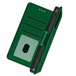 Avizar Étui iPhone 13 Pro Portefeuille Vert Housse iPhone 13 Pro Portefeuille Multi-compartiments Support Vidéo Vert