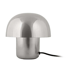 LEITMOTIV Lampe à poser en métal coloré Fat Mushroom Mini argenté. Lampe à poser en métal coloré Fat Mushroom Mini argenté