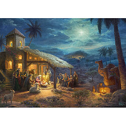 Avis Schmidt Spiele Thomas Kinkade, Esprit, Naissance de Jésus, Puzzle de 1000 pièces, 59676, Coloré