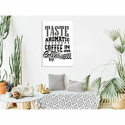 Paris Prix Tableau Taste Aromatic Coffee in Our Coffee House 40 x 60 cm