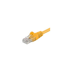 CAT 5-050 UTP JAUNE 0.50m