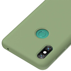 Wewoo Coque Étui de protection en silicone couleur unie anti-gouttes pour Xiaomi Mi Mix 3 (vert)