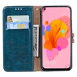 Acheter Wewoo Housse Coque Pour Huawei P20 Lite 2019 / Nova 5i Business Style Oil Wax Texture en cuir à rabat horizontal avec support et fentes cartes et portefeuille bleu royal