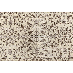 Avis Vidal Tapis de laine 246x142 beige Ultra Vintage