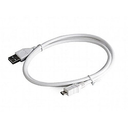 Totalcadeau Câble USB 2.0 A vers Micro USB B plaqué or Couleur - Noir, Mesure - 1 pas cher