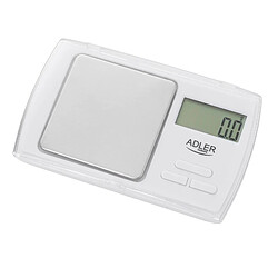 Balance de poche de précision(500-0,01 g) Petites balances pour aliments, bijoux, , Blanc, Adler, AD 3161