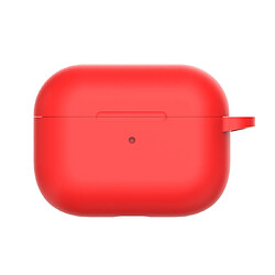 Wewoo Coque Pour Apple AirPods Pro Etui de protection écouteurs sans fil en silicone Prise charge du chargement sans fil Rouge