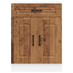 Avis vidaXL Armoire de cuisine Kalmar vieux bois bois d'ingénierie