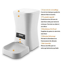 DistriButeur croquette automatique - 7L - Enregistrement vocal